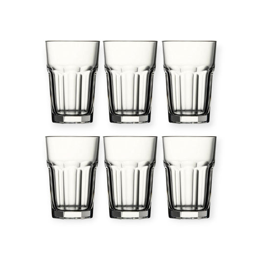 Longdrinkglazen Set - 6 Stuks - 360 ml - Mojito Glazen - 36 cl - Dik Glas - Long Drink Glazen Set - Limonade Glazen - Cocktail Glazen - Water Glazen - Longdrinkglazen