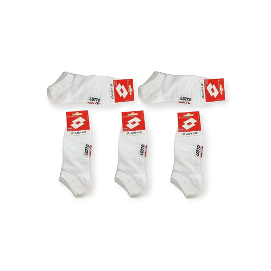 Lotto Sneakersokken - Set van 15 paar - Maat 43-46 - Wit - Comfortabele en stijlvolle sokken - Bundel - Lage Sokken - Basic
