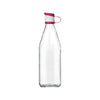 Drinkfles - Roze - 1 Liter - Glas - Drinkbeker - Karaf