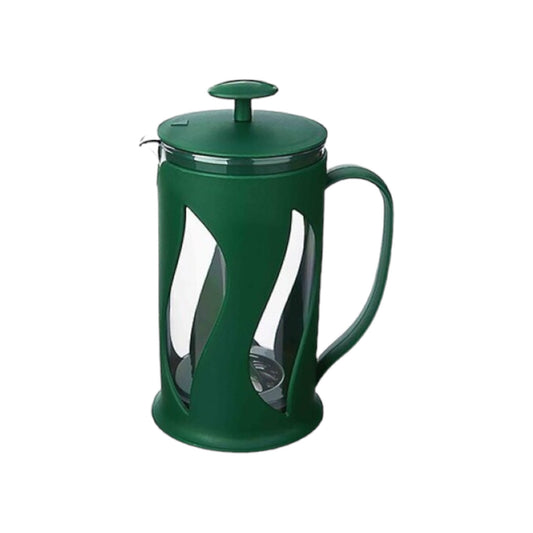 Koffiezet apparaat -Donker Groen - Drukpers - Drukkan - Koffie Pers - Franse koffiepers