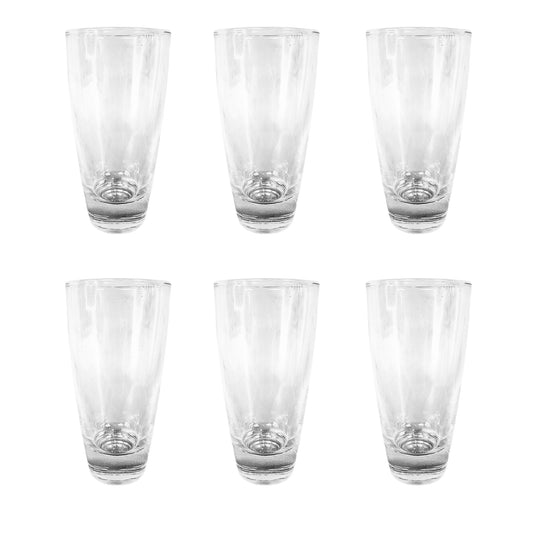 Longdrinkglazen Set - 6 Stuks - 425ml - Longdrinkglas - Limonadeglazen - Glas - Glazenset - Drinkglazen