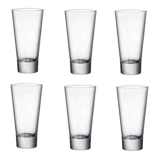 Longdrinkglazen Set - 6 Stuks - 24CL - Longdrinkglas - Limonadeglazen - Glas - Glazenset - Drinkglazen