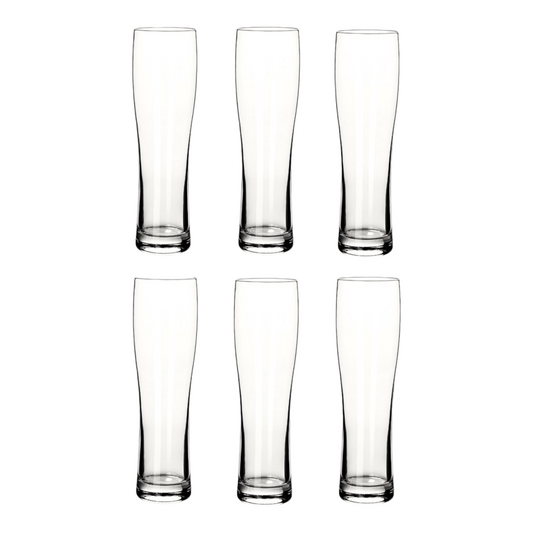 Bierglazen - Set 6 stuks - 50cl - Bierglas - Bier - Glas - 500ml - Pils - Glazen set - Hoogwaardige Kwaliteit - Halve Liter