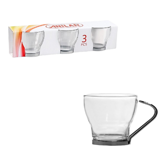 Espresso kopjes - 9cl - 6 Stuks - Set - Pack - Espresso Glaasjes - Koffiekopjes - Glas - 90 ml - Koffiemokken set - Koffiemokkenpakket