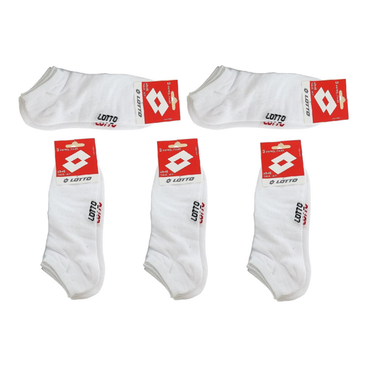 Sneakersokken - Set van 15 paar - Maat 39-42 - Wit - Comfortabele en stijlvolle sokken - Bundel - Lage Sokken - Basic
