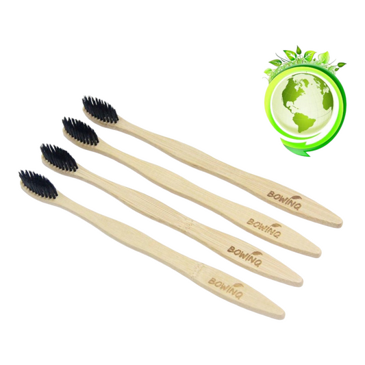 Tandenborstel - Set van 4 - Bamboe - Eco friendly - Zacht