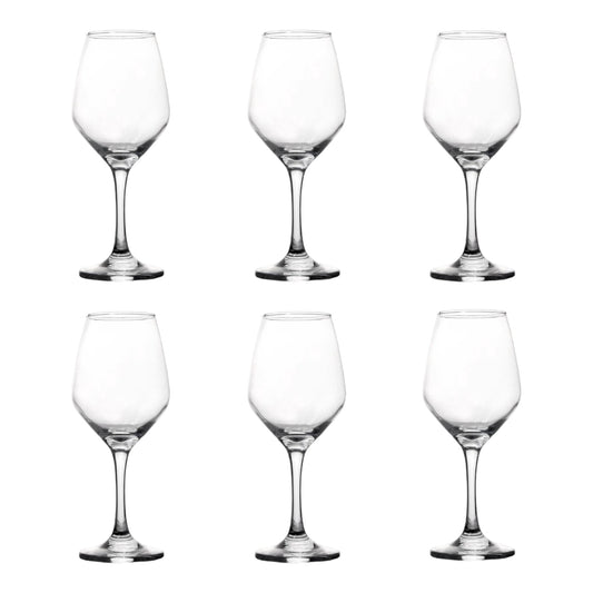 Wijnglazen Set - 6 Stuks - Wijn - Glas - 40.8cl Inhoud - Elegante Afmetingen - Prachtige Uitstraling - Perfect voor elke Gelegenheid - Ideaal voor Wijnliefhebbers - Witte wijn - Rode Wijn