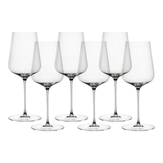 Kristal Wijnglazen Set - 6 Stuks - Witte Wijn - Hoogwaardige Kwaliteit - 38cl Inhoud - Elegante Afmetingen - Prachtige Uitstraling - Perfect voor elke Gelegenheid - Ideaal voor Wijnliefhebbers - Voeg Klasse toe aan je Tafelsetting