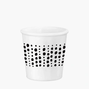 Set van 4 espressokopjes met stipmotief