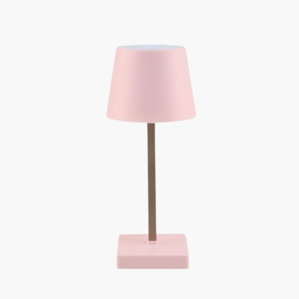 Roze draadloze LED tafellamp