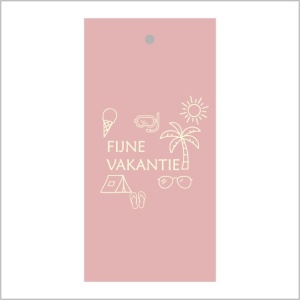 Cadeaukaartje – Fijne vakantie