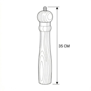 Houten pepermolen
