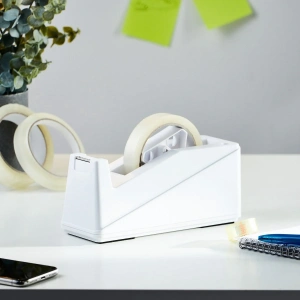 Witte plakbandhouder XL