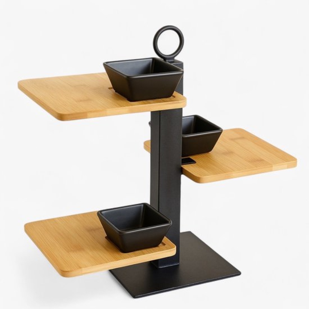 Tapasdisplay met 3 lagen