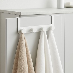 Hangende deurkapstok met 4 haken