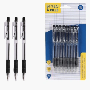 8 zwarte balpennen