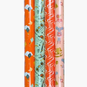 oranje cadeaupapierrollen