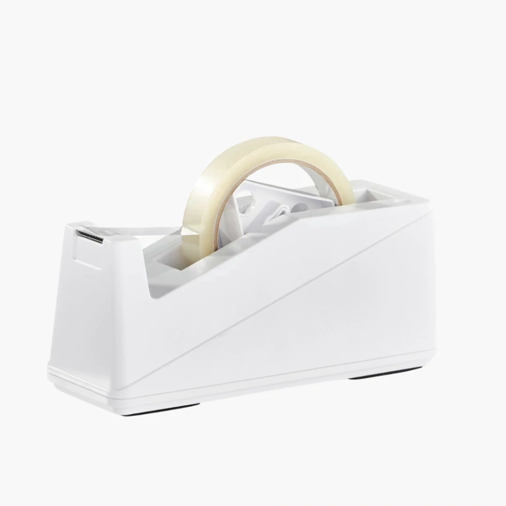 Witte plakbandhouder XL