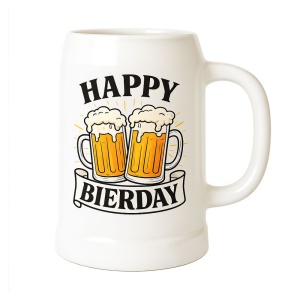 Bierpul met opdruk