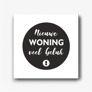 Wenskaart nieuwe woning