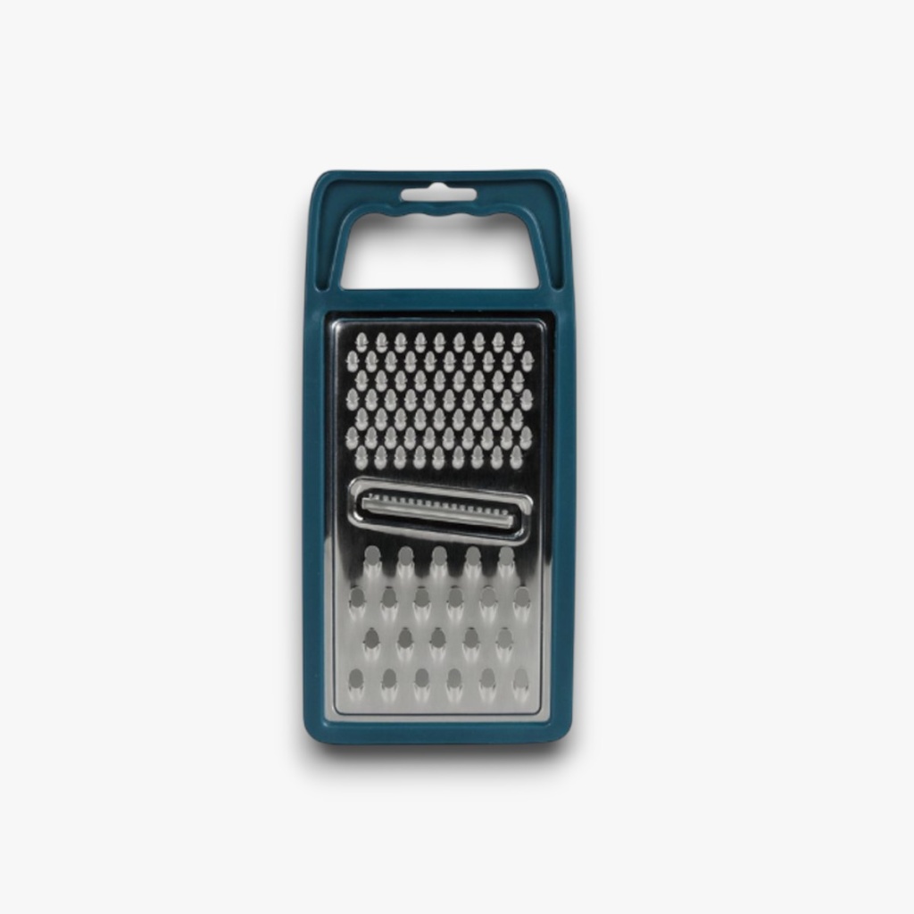 Rasp met turquoise handvat