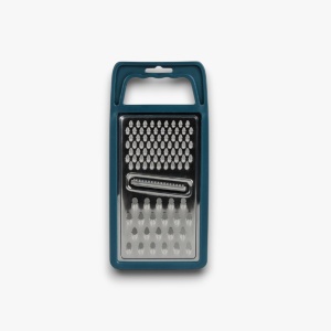 Rasp met turquoise handvat