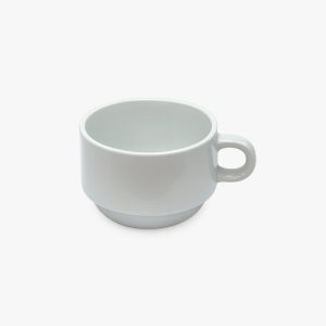 6 stapelbare koffiekoppen