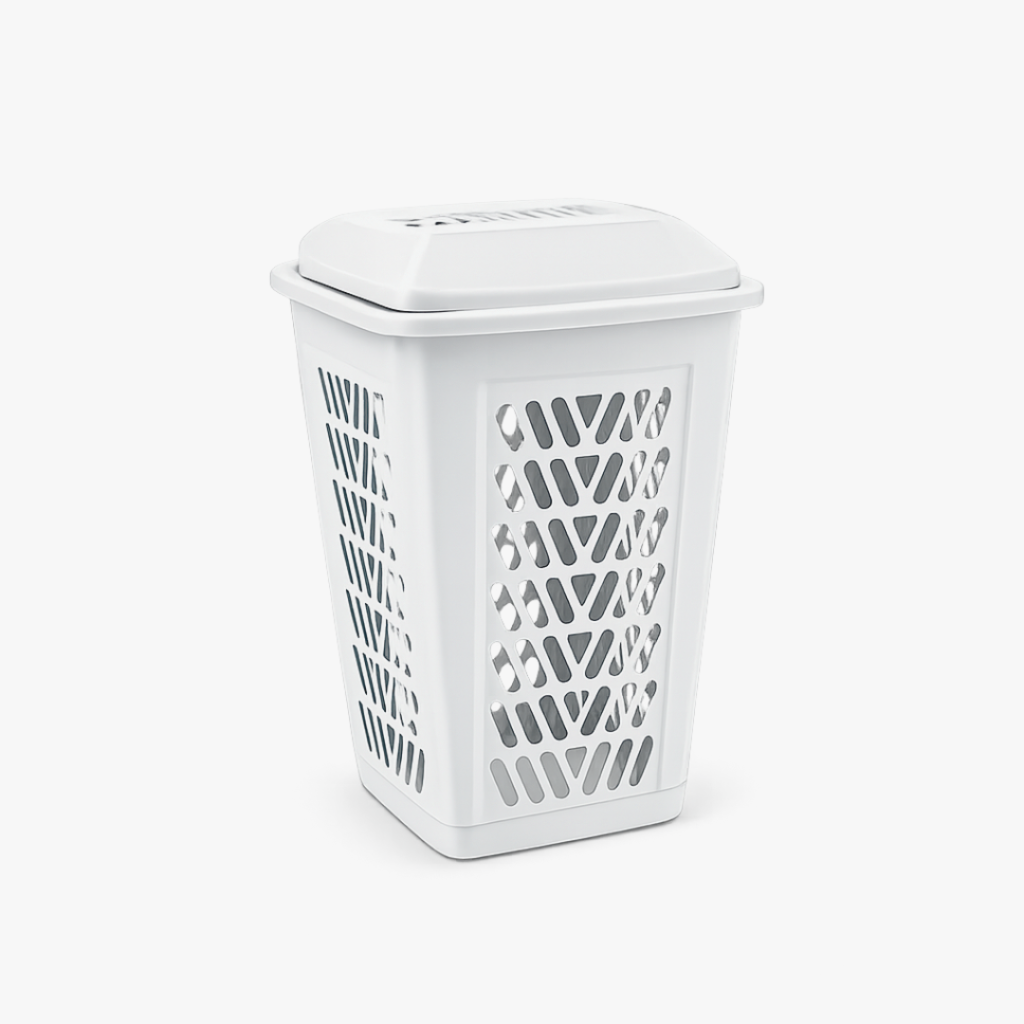 witte wasmand